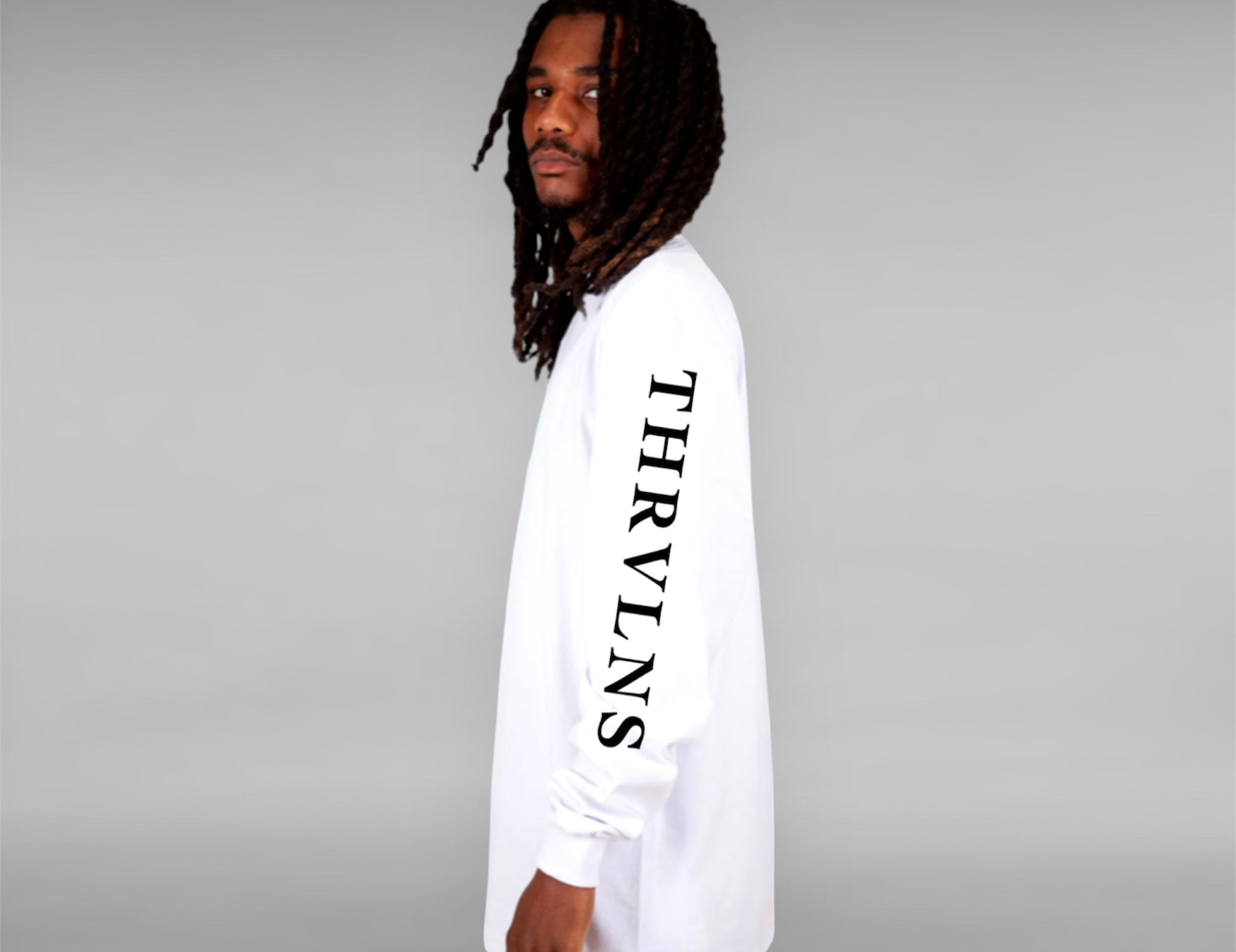 Logo Long Sleeve - White