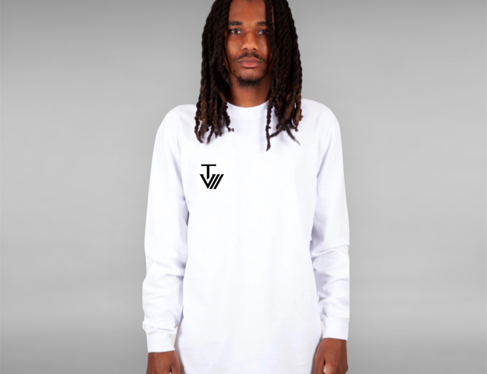 Logo Long Sleeve - White