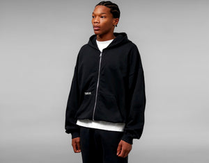 Patch Hoodie - Black