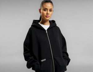Patch Hoodie - Black