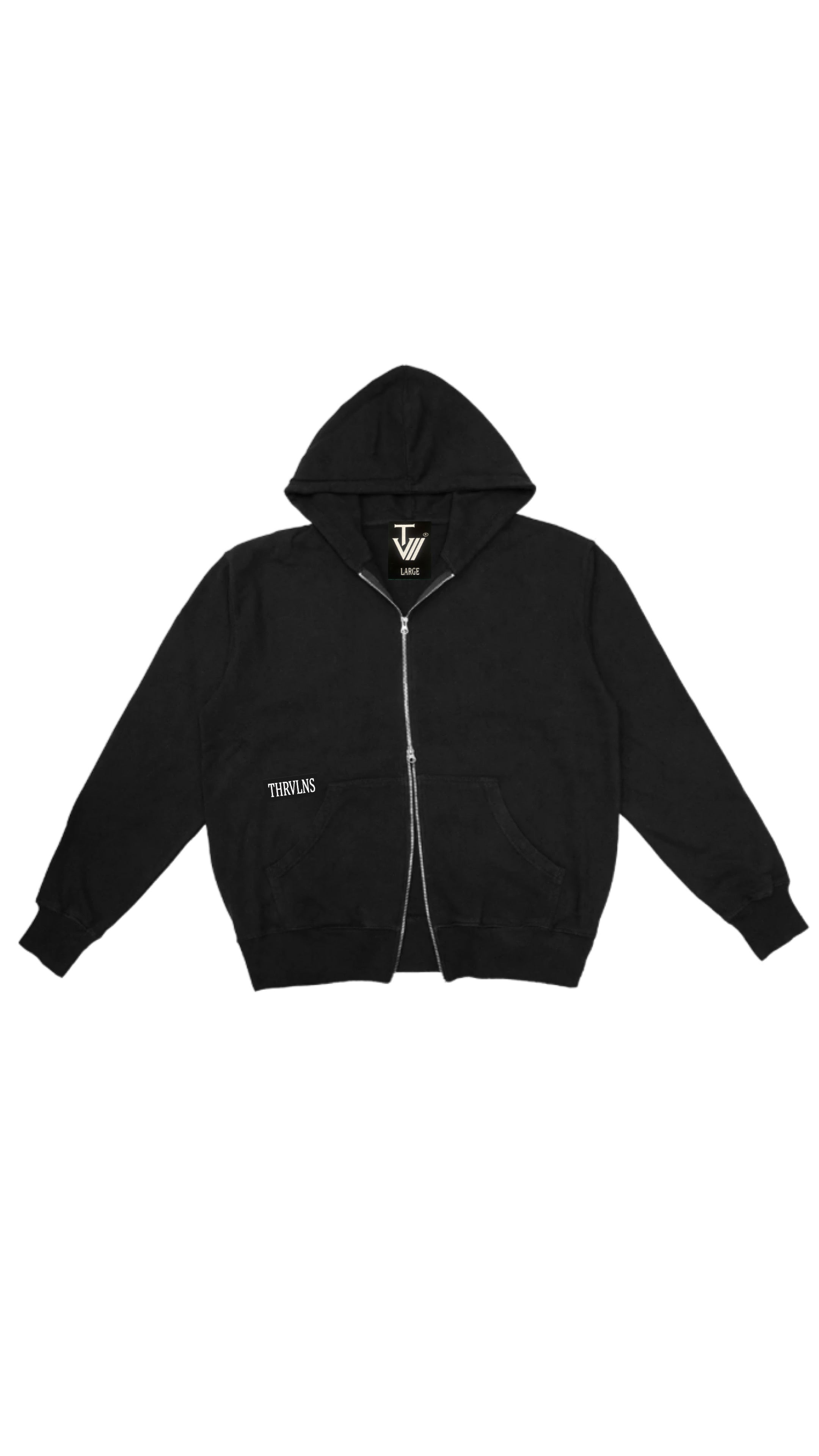 Patch Hoodie - Black