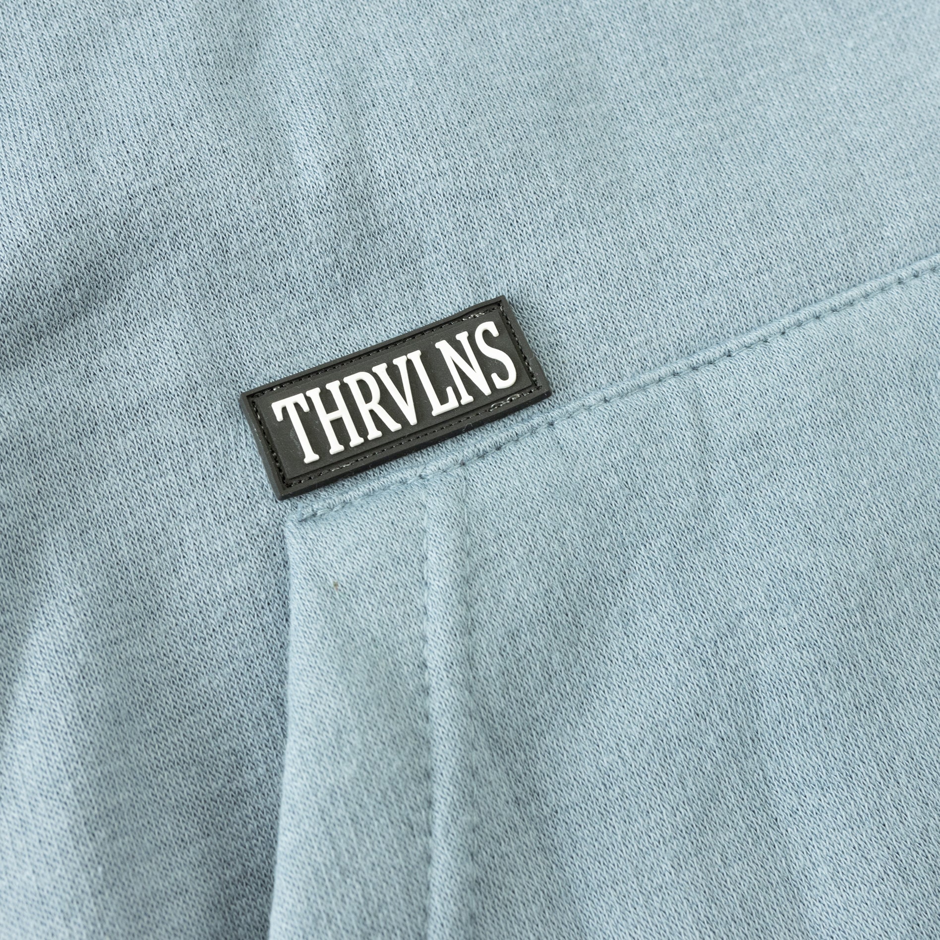 Patch Hoodie - Dusty Blue