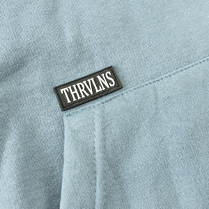 Patch Hoodie - Dusty Blue