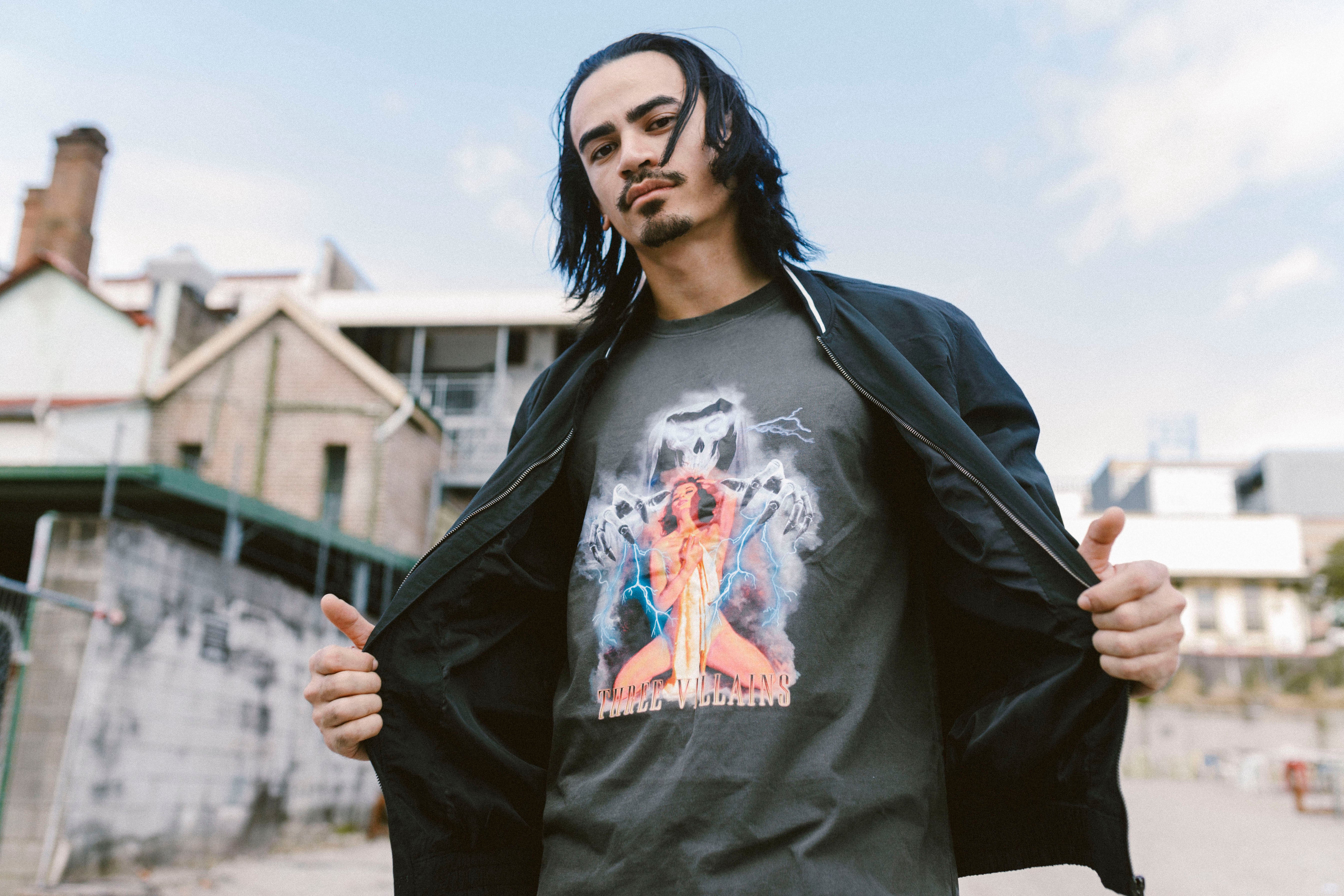 Reaper Tee - Faded Black