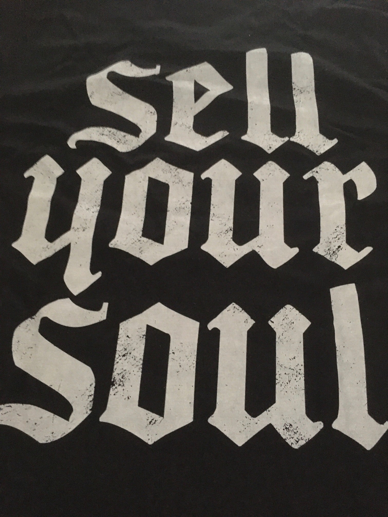 Sell Your Soul Tee - Black