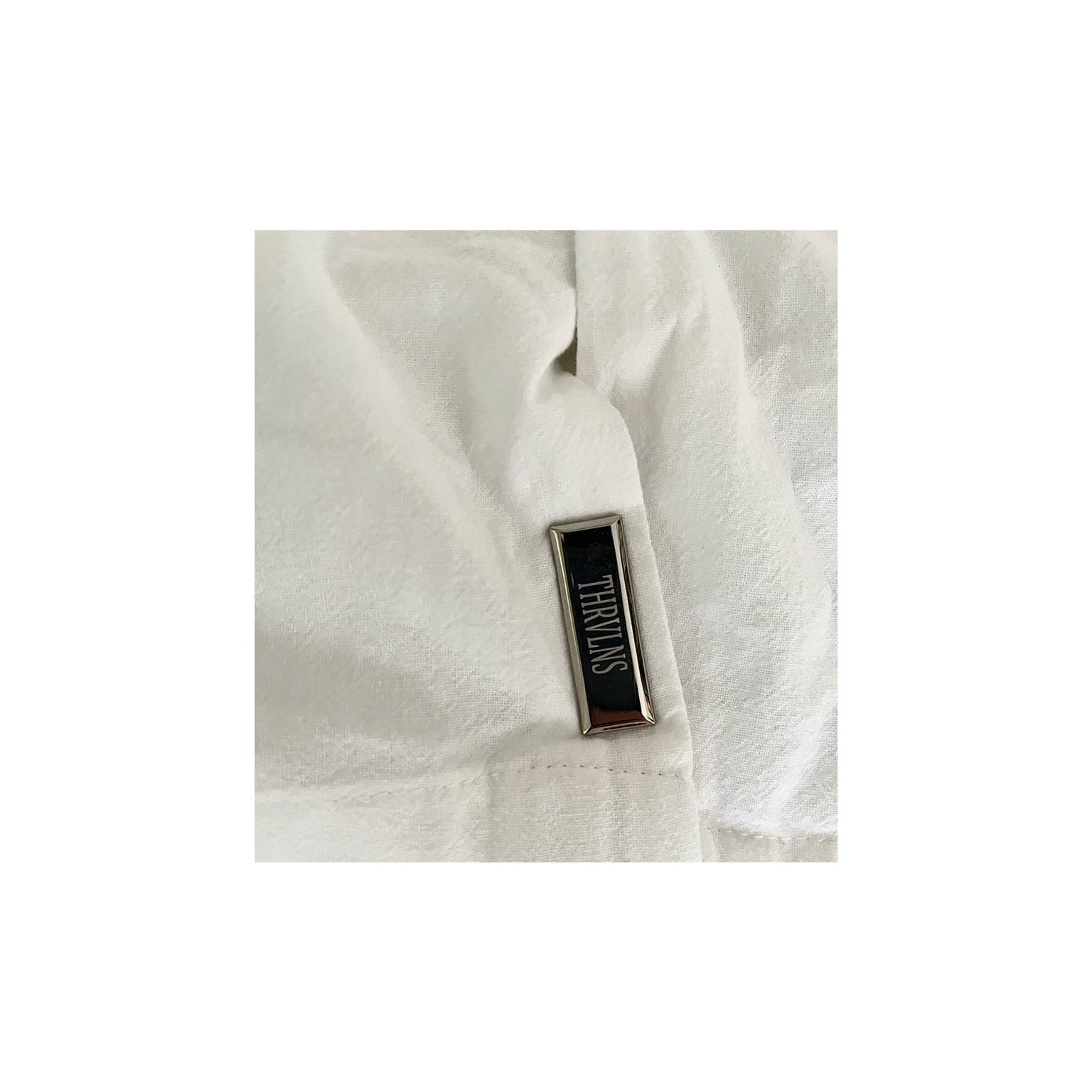 Textured Short Sleeve Shirt - White