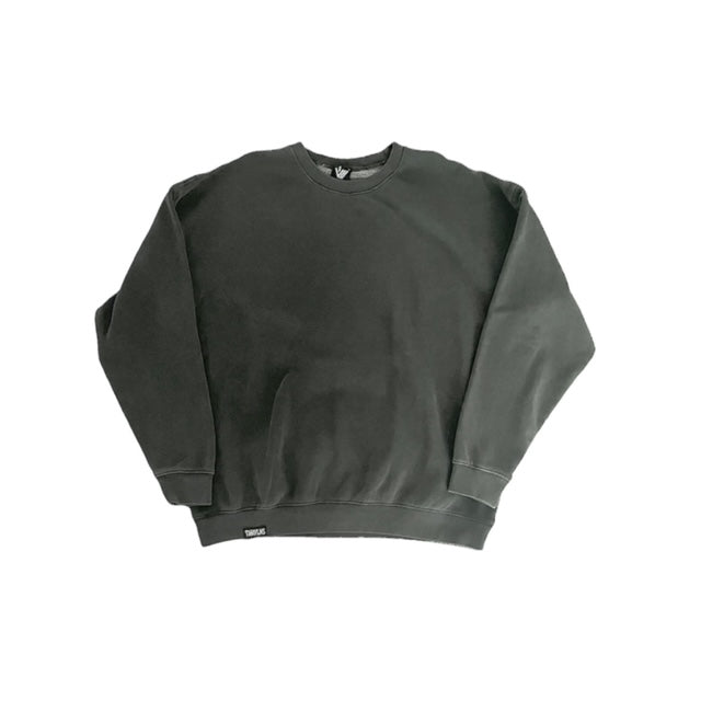 Patch Crewneck - Washed Charcoal