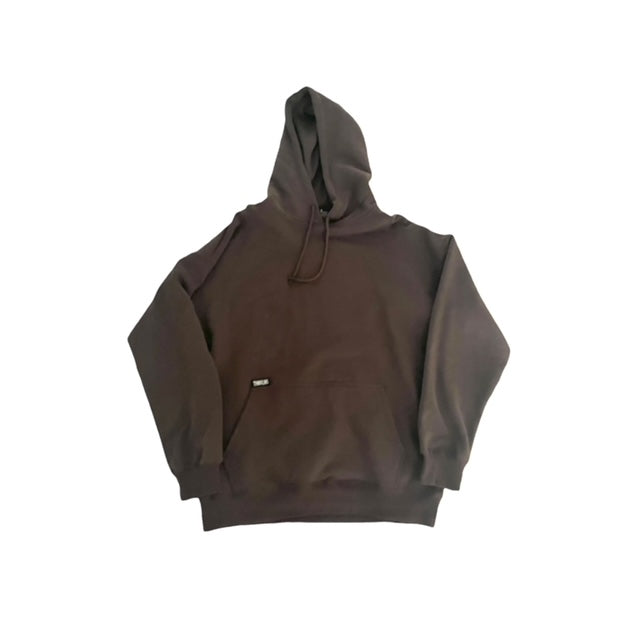 Patch Hoodie - Brown