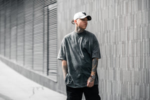 Patch Tee - Washed Black